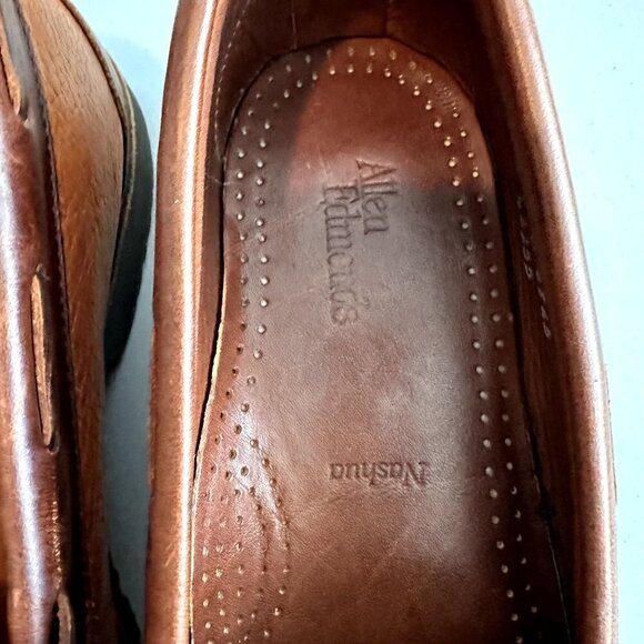 Allen Edmonds Nashua Loafer Mens Size 9  Brown Leather Rubber Sole Tassel main image 8